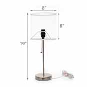 Washington Nationals Chrome Lamp, 609-2033